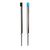 Universal Metal Ballpoint Pen Refills - Quick-Drying, Smooth, Multi-Model Compatibility.