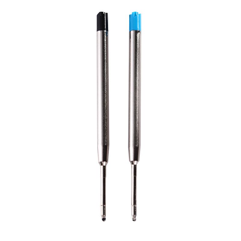 Universal Metal Ballpoint Pen Refills - Quick-Drying, Smooth, Multi-Model Compatibility.