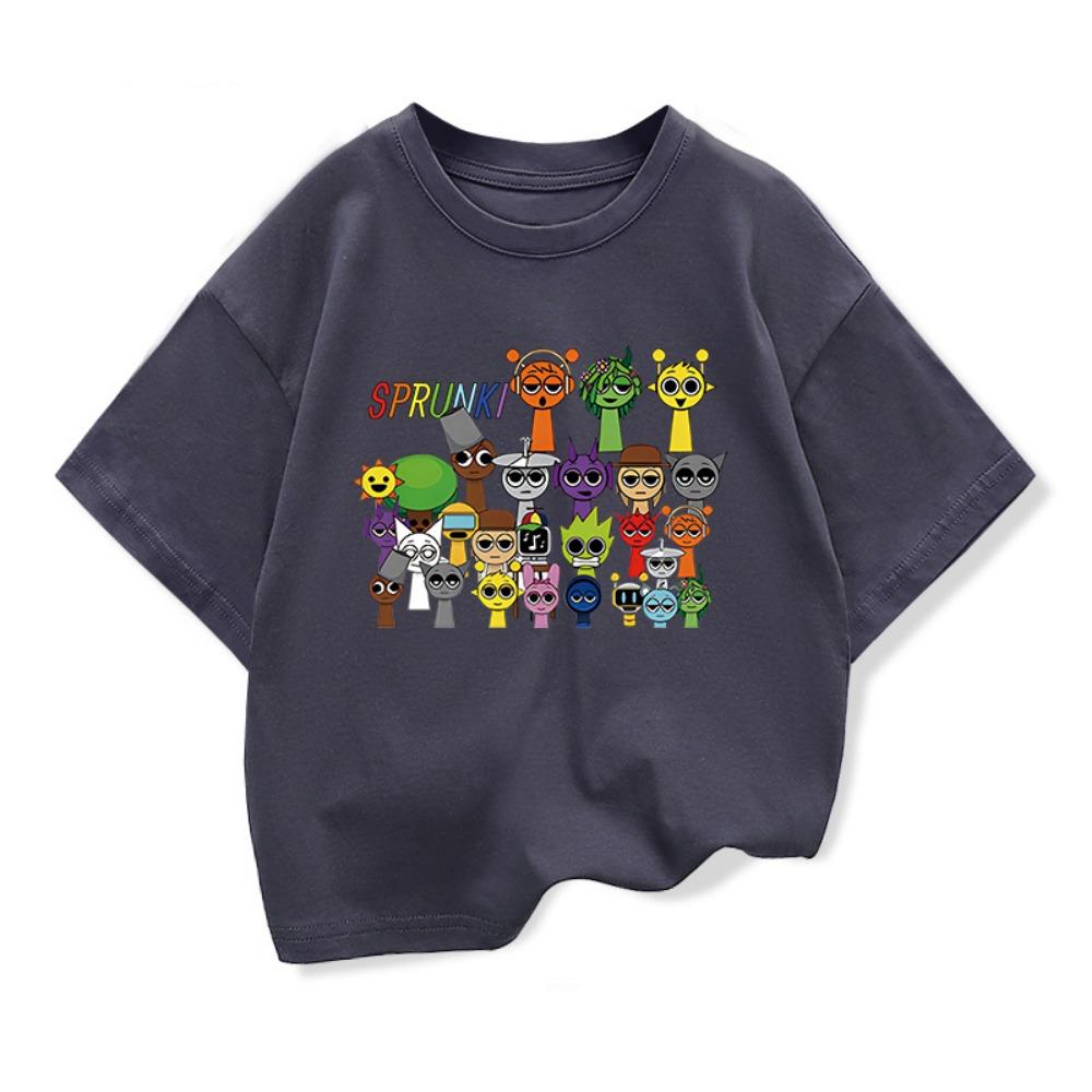 Summer Casual Boys Clothes Cute Sprunk Cartoon Boys T-Shirts Game Incredibox Children'S Tshirt Toddler T Shirt Short Sleeve Top
