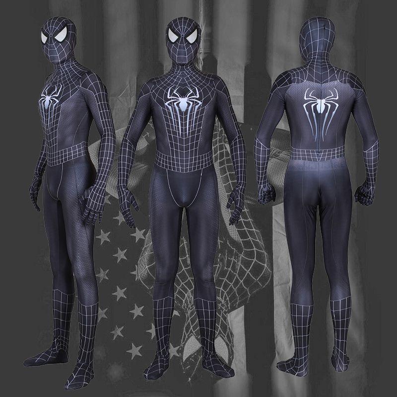 The Amazing 2 Spiderman Black Venom Cosplay Costume With Exquisite Workmanship