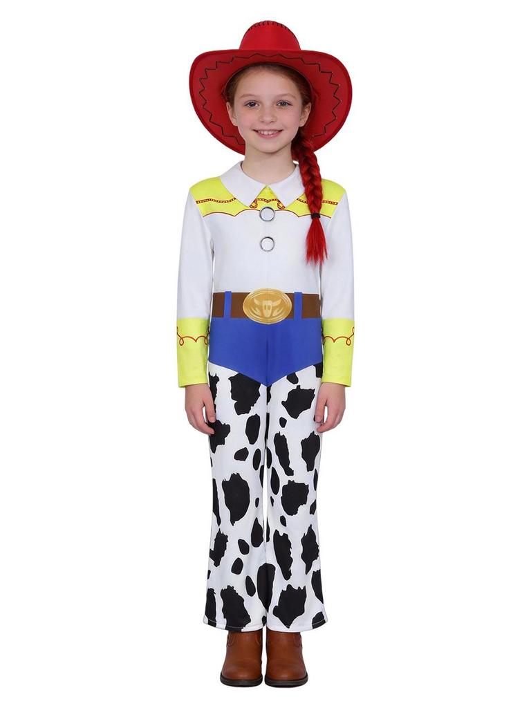 Children's Day Halloween Cosplay: Toy Story 4 Woody & Jessie Costume