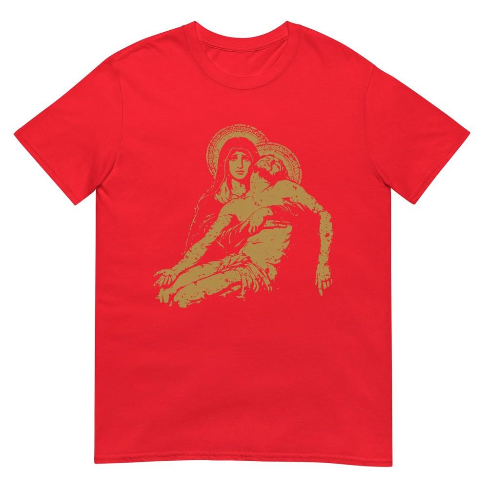 Pieta Inspired Virgin Mary And Jesus Art Tshirt S