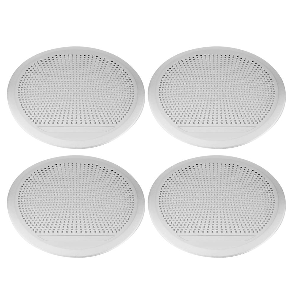 4PCS Stainless Steel Car Audio Speaker Door Trim Covers For 14 18 BMW X5 X6 F15 F16