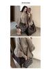 Korean Retro Wool Tweed Plaid Mid-Length Skirt for Women – Autumn/Winter Style