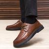 Casual Leather Shoes 22 Spring and Autumn Dress Leather Shoes Casual Soft-soled Leather Shoes