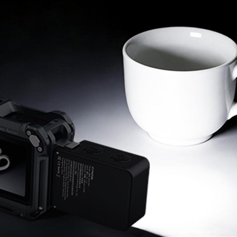 Action6 Magnetic Fill Light With Type C Port 1/4 Hole For Action 6 Camera Outdoor Photography Low Light Shoot Light