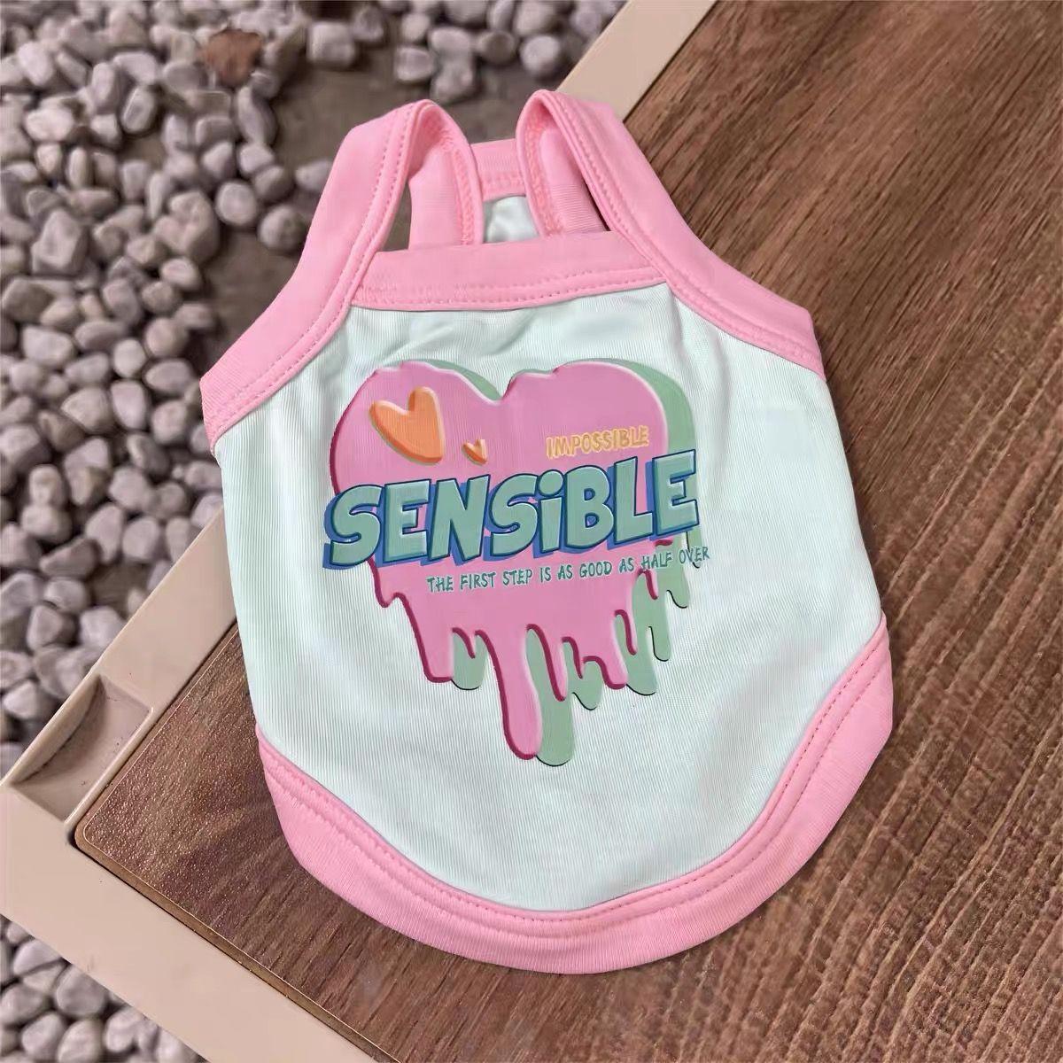 

Товары для животных Тонкая летняя милая одежда Одежда для кошек и собак Против выпадения шерсти Допамин Маленькая собака Слинг XL