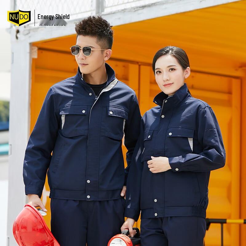 Nengdun Men s Spring Autumn Long Sleeve Workwear Set L