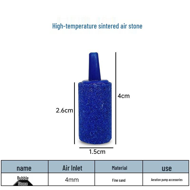 Silent Oxygenating Bubble Stone for Aquariums синий