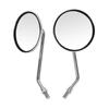 Motorcycle Rearview Mirror Universal 10mm Motorcycle Rearview Mirrors Scooter Chrome Round Side Mirror