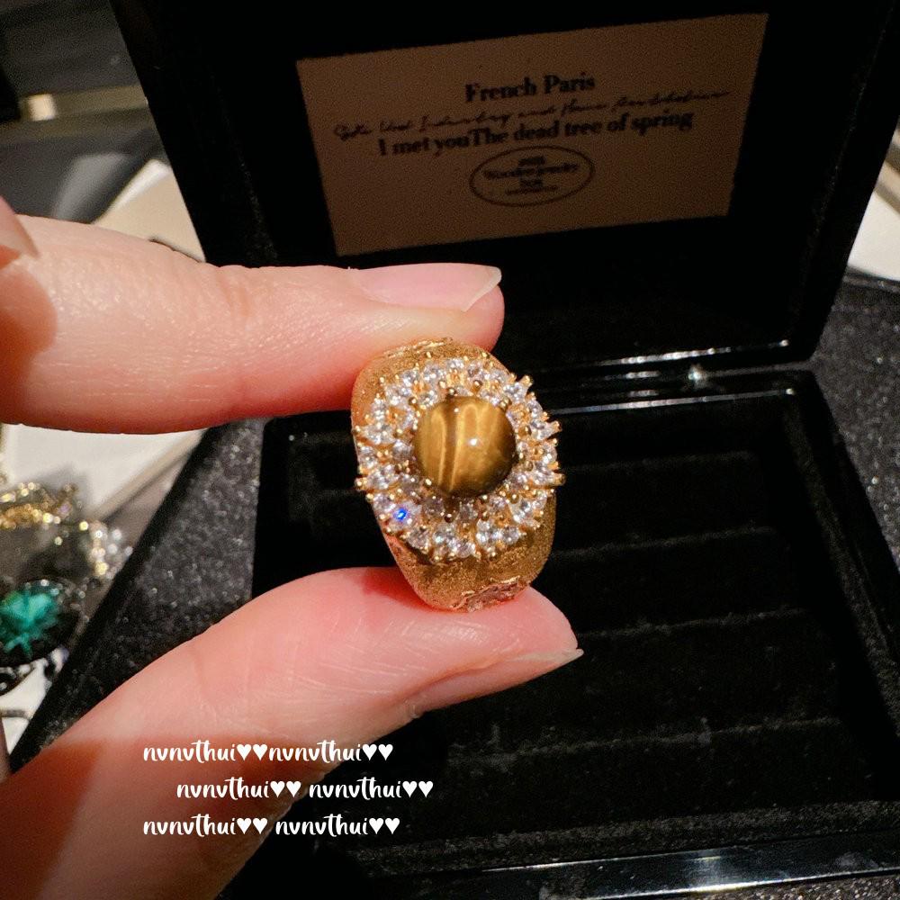 Rosa Quallen Quasten Edelstein Ohrringe