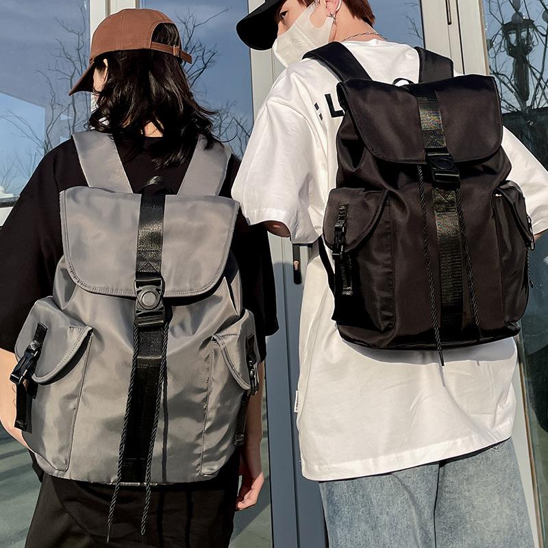 Children's Schoolbags College Students Girls High School Students Solid Color Backpack Junior High School Students Elementary School Students Backpack