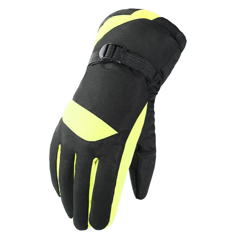 Warm Cotton Gloves for Men In Winter  Touch Screen Thickened with Fleece Cold Proof Waterproof and Windproof Outdoor Skiing and Cycling Gloves