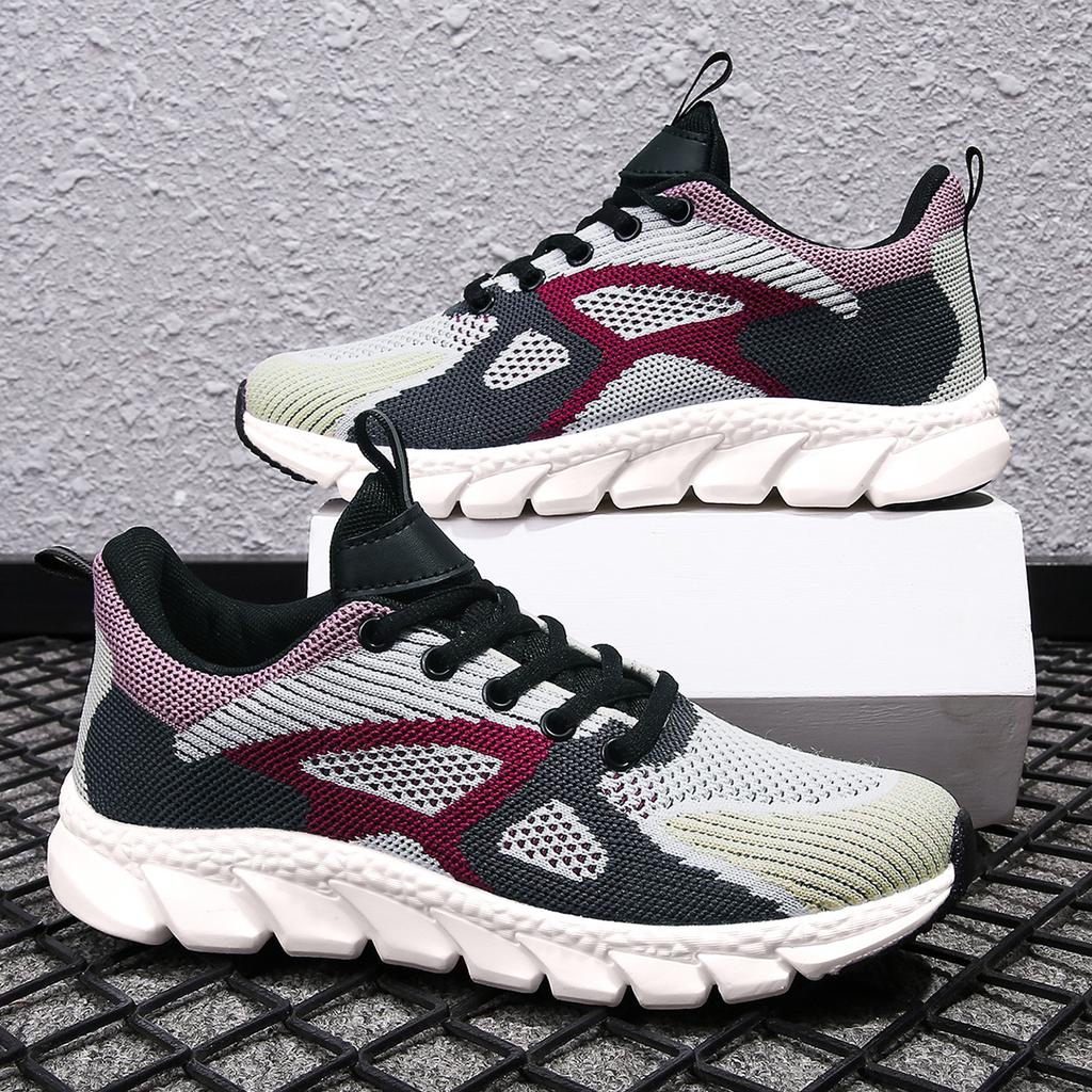 Big Size Couples Walking Sneakers Casual Comfortable Breathable Lightweight Running Shoes Outdoor Fitness Sports Shoes