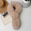 Korean Style Double-Sided Fox Fur Scarf: Women's Plush, Warm, Versatile Winter Snood