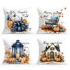 Autumn Pumpkin Country Pillowcase Printed Polyester 45x45cm Throw Pillowcover Decorative Sofa Cushion Pillowslip Home Decor