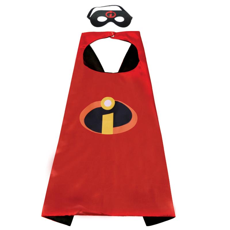 June 1 Kids' Hero Anime Cape: Cartoon Superman, Captain America, Hulk Costume
