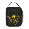 Hardship Death Stranding Skull Insulated Lunch Bag Large Meal Container Thermal Bag Tote Lunch Box School Outdoor Bento Pouch