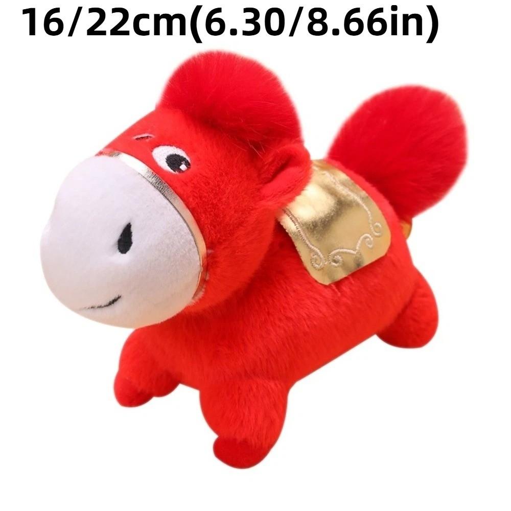 Good Luck 2026 Horse Plush Doll Mascot Dolls Zodiac Pony Figurine  Year of Horse