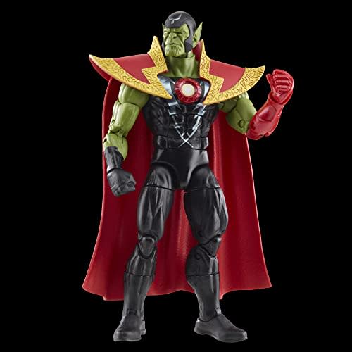 Hasbro Marvel Legends Series Skrull Queen and Super-Skrull, Avengers 60th Anniversary 6-inch (15 Cm) Action Figure with 9 Accessories (F7085) Authenti
