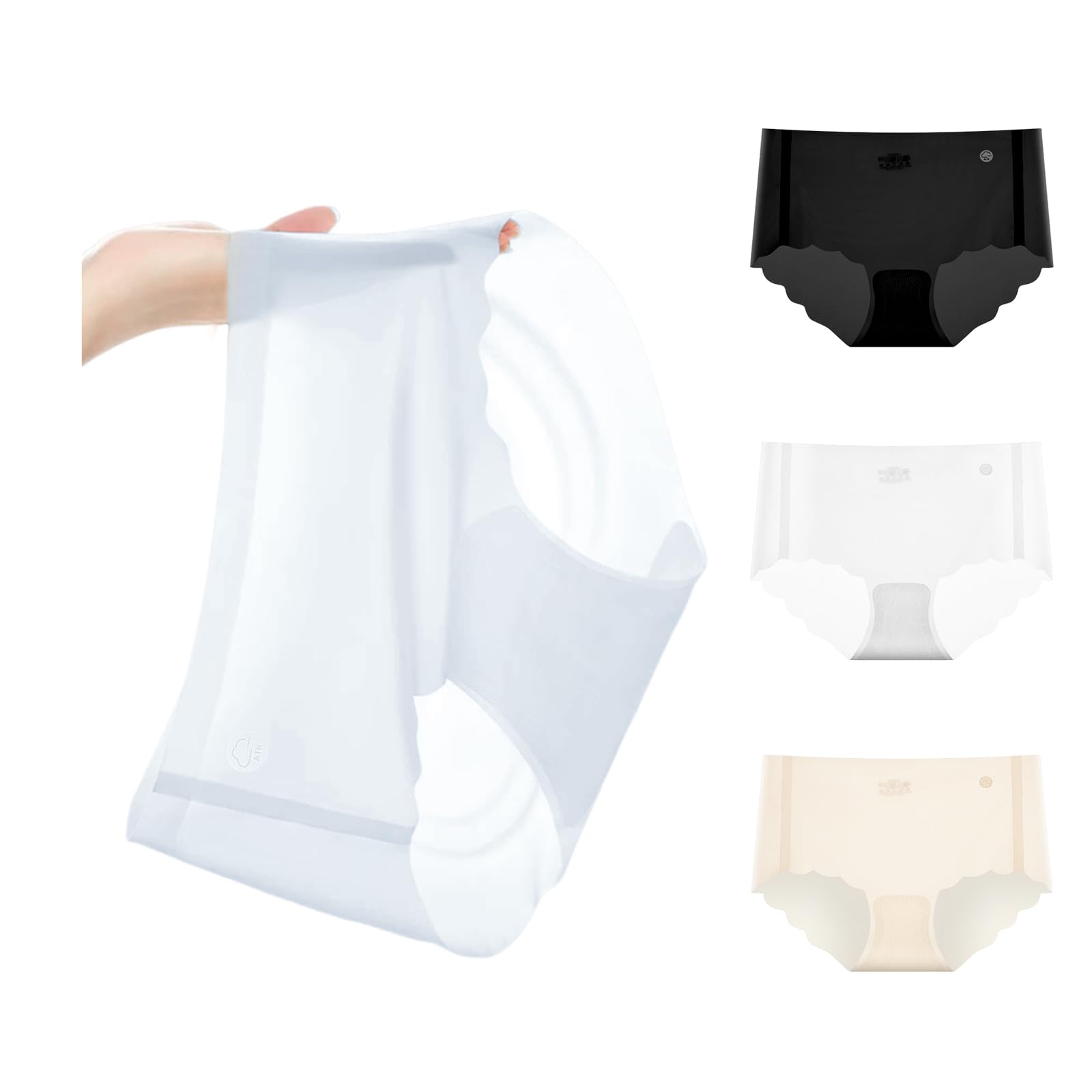 

Seamless Panties for Naked Feel Highly Cotton Antibacterial 3 [Gialimes] Women, 3/6-Pack, Seamless, Ultra-Thin, [Sweat-Absorbent, Breathable,