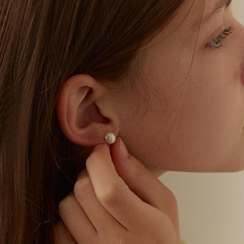 Lewe Sanding Round Earring