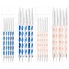 5-Piece Nail Art Silicone Dotting Pen Set for Polymer Clay & Rhinestones