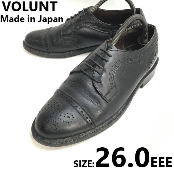 

VOLUNT кожаные туфли-оксфорды с прямым мыском 26 черный Япония