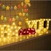 LED 21cm Warm Light Alphabet 0-9 Letters for Wedding Party Home Decor