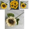 Artificial Sunflower Single Stem For Wedding Photography And Home Decoration
