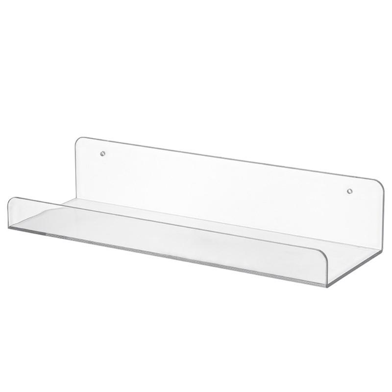 2Pcs Multipurpose Wall Mounted Storage Rack Kitchen Bathroom Shelf Single Layer For Kitchen Bathroom Easy Installation