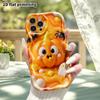 Phone case: 2D flat design, fits iPhone 18 17 16 15 14 13 Pro, pumpkin design, perfect Christmas and Halloween holiday gift