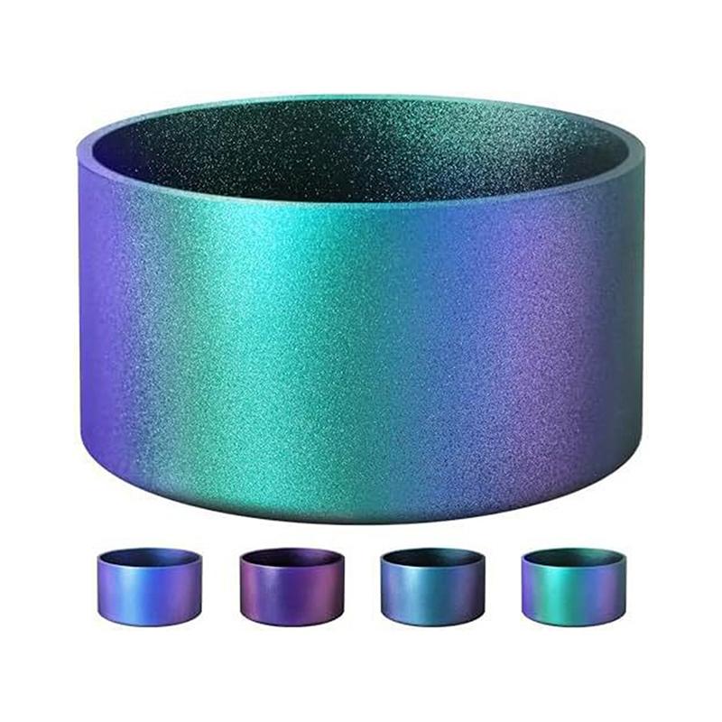 Chameleon Gradient Matte Luster Cup Holder Silicone Boot Compatible With Tumbler 20-40Oz And More 12-24Oz Water Bottles