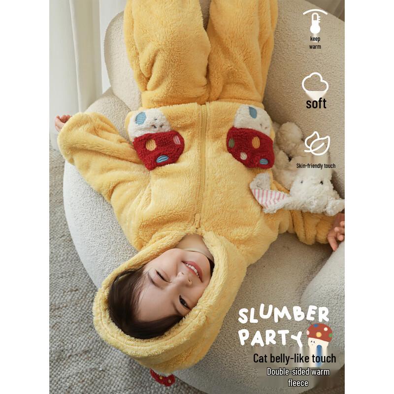 YOEHYAUL Girls' Winter Soft Hooded Homewear Set