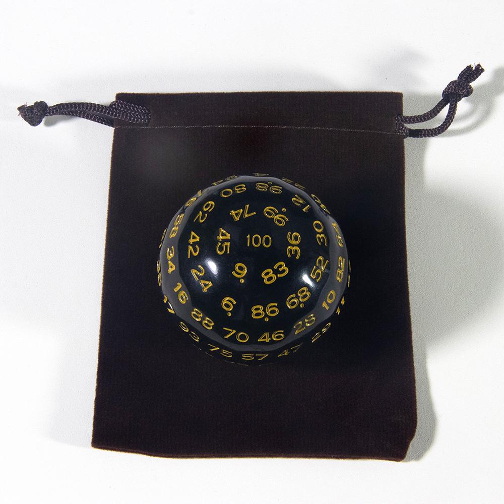 D100 Dice DND Polyhedral Dice with Bag Game for DND Role Playing Game