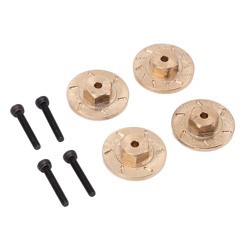 RC Brass Hexagonal Counterweight Adapter Wheel Weights Hex Adapter for Kyosho for Mini Z for Wrangler 1 18 1 24 RC Car