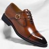 Men's Big Size Leather Shoes Spring Autumn Formal Business Office Wedding Dress Shoes for Man New Designer Business Shoe Man
