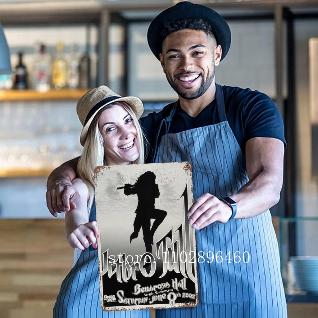 Jethro Tull Metal Plaques & Signs wall decor Vintage Tin Signs Captain Metal Poster Decor for Bar Pub Club Wall Decoration