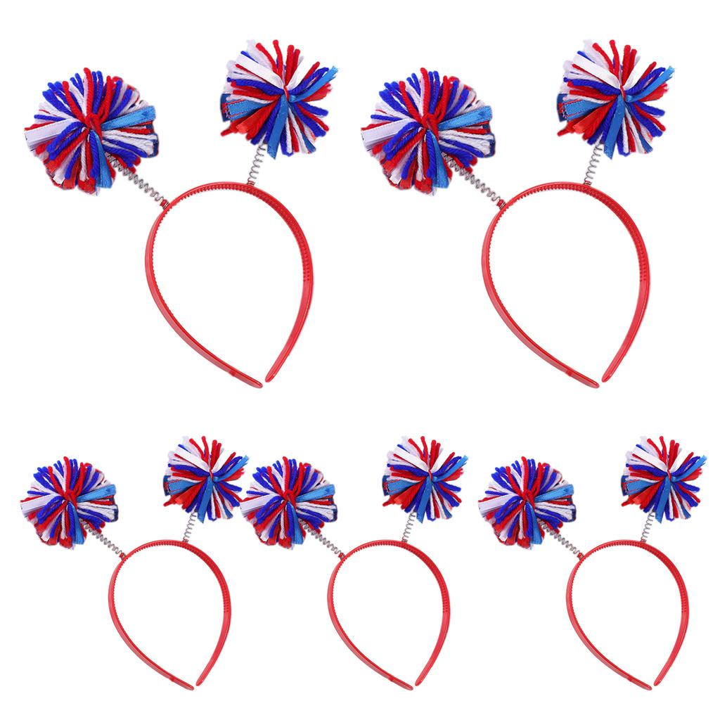 Cute Hairband with Colorful Pompoms Perfect for Parties Stage Performences Eye-catching Party Headband Birthday HeadWear