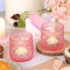 12PCS Votive Glass Candle Holders Candle Jars Empty Containers for Candle Making DIY Crafts Christmas Halloween Gift Supplies