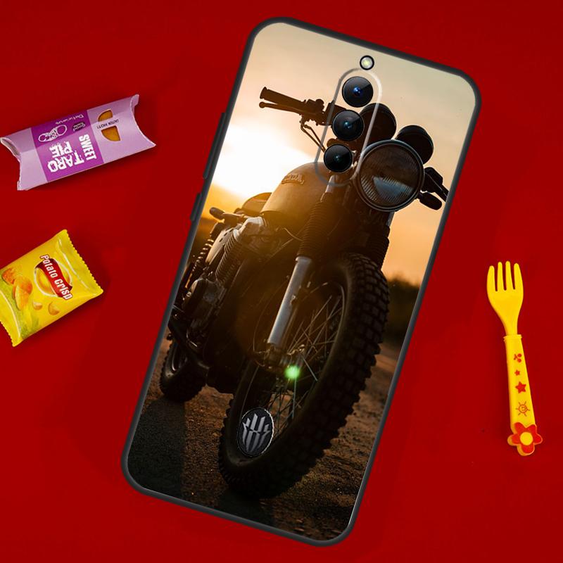 Vintage Motorcycle Phone Case For ZTE Nubia Red Magic 11 Pro Plus 10 10S 9 9S 8 8S 6S 7S 6 7 Pro 10 Air Cover