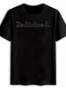 Vintage Rock Band Graphic T-shirt - Black Short Sleeve Crew Neck with "RADIOHEAD" Print