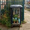 Trash Can Labels Stickers Self-Adhesive Waterproof Outdoor Garbage Bin Decoration Decals Simulation Animal Plant Themes Weather-Resistant