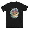Skull Crows Eating Brain Classic Style T-Shirt