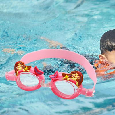 Swimming Goggles for Kids Anti Fog Soft Cute Swimwear Portable Swim Glasses Eyewear