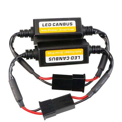 H7 LED Headlight Decoder Adapter Canbus Anti-Flicker Harness Bulbs Resistor Decoder Warning Error Canceller