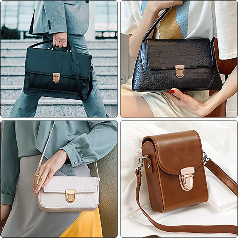 5Pcs Metal Locks Bag Clasp Catch Buckles For Handbags Shoulder Bags Purse Totes Closures Snap Clasps Diy Craft Accessories