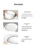 Set of 10 Ceramic Square Bowls – Nordic Style, Microwave Safe, Ideal for Rice & Dining.