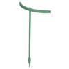 12 Sets Plant Support Stakes with Half Round Support Ring Plastic Garden Tool for Flower Pot Vegetable