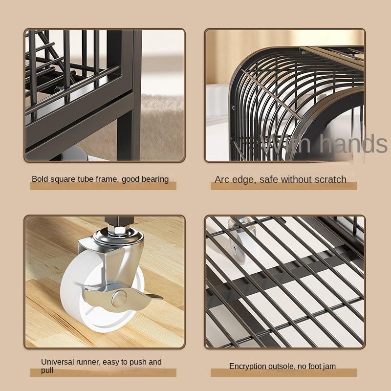 Cat Cage  Villa 2 Floors Super Large Space Cat Cage Nest with Toilet Cat House  Climbing Frame